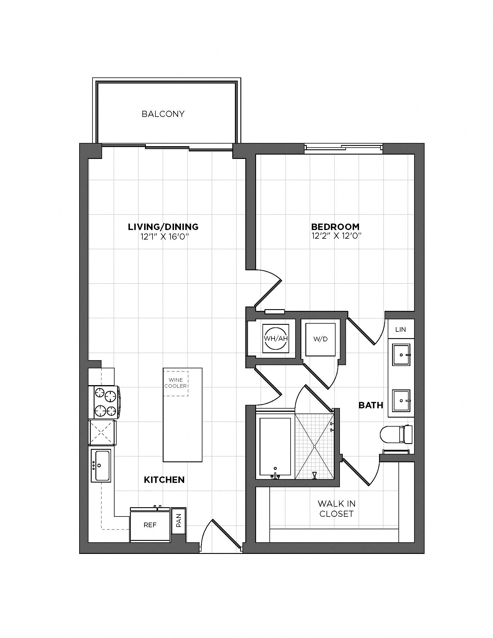 Floor Plan Image of Apartment Apt 4203